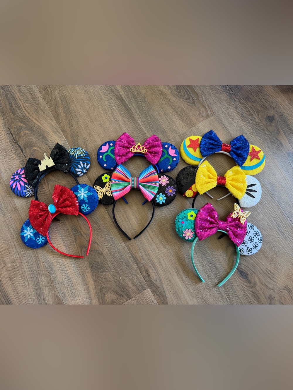 Handmade Mickey Ears Set of 7